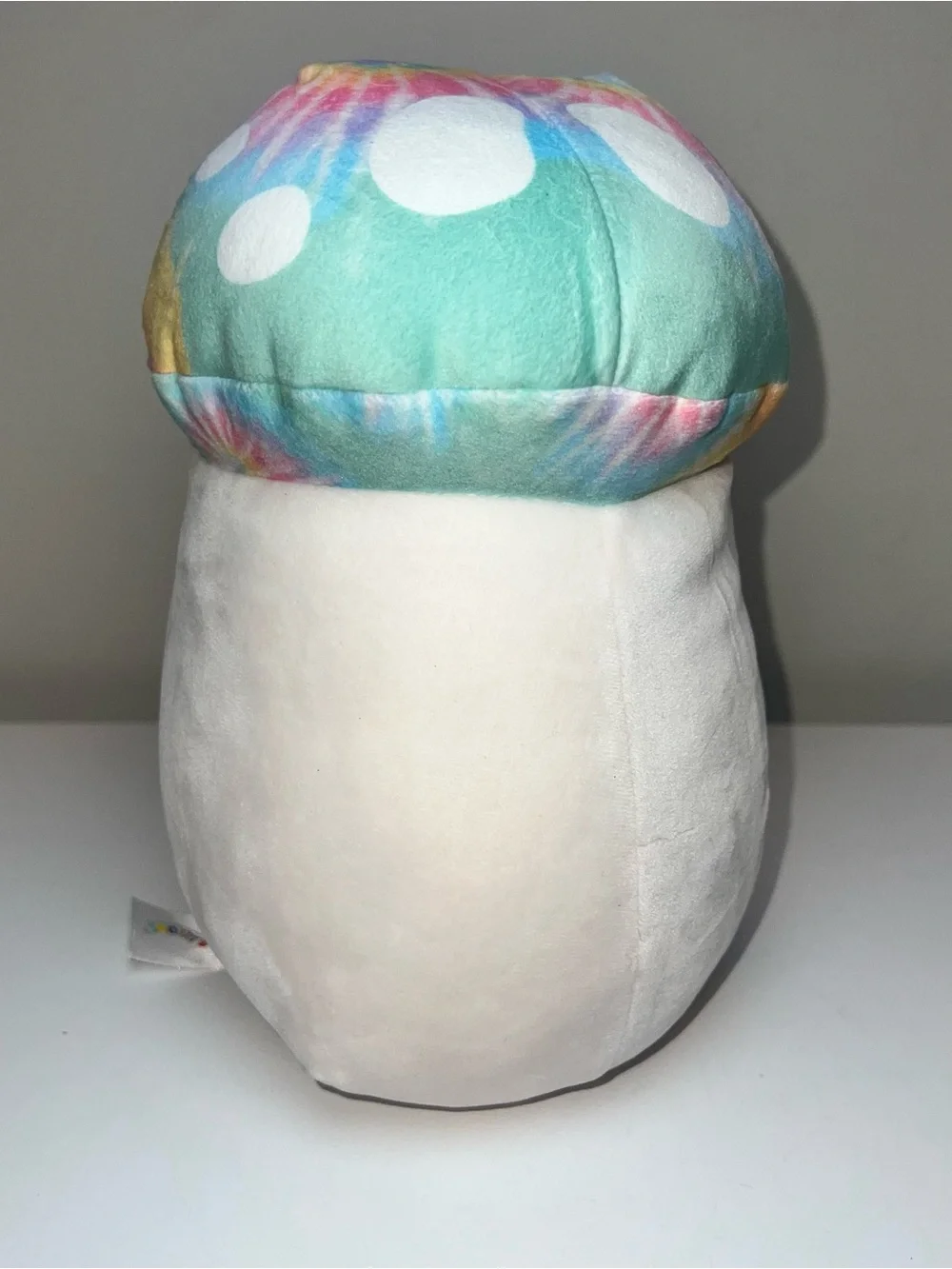 Kervena Rainbow Tie-Dye Mushroom Squishy Toy - Soft Kids Plush